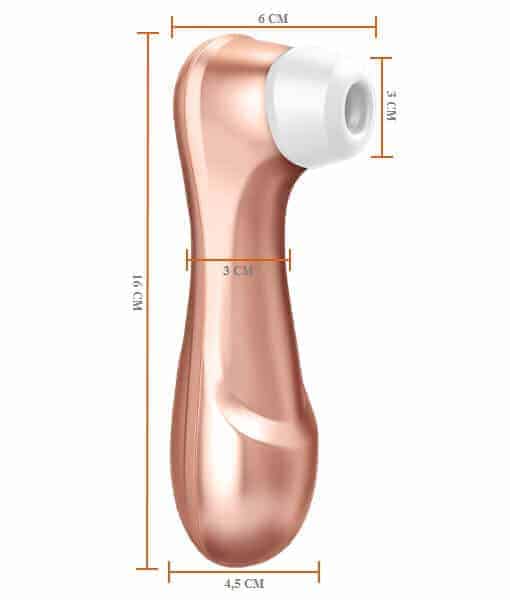 Dimenções Satisfyer Pro 2